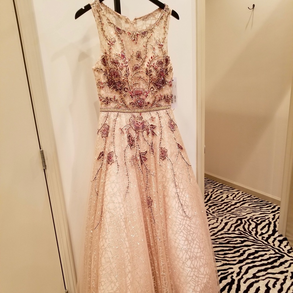 Jovani Rose Gold Dress